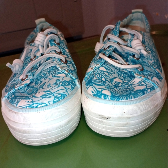 Sperry Blue Graphic Design Shoes - Picture 1 of 4
